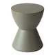 preview thumbnail 34 of 48, Loft 14" Modern MGO Side Table, Round Hourglass End Table, Indoor/Outdoor Accent Table for Patio
