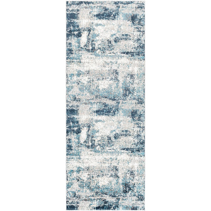 Livabliss Vahana Machine Washable Rustic Abstract Area Rug