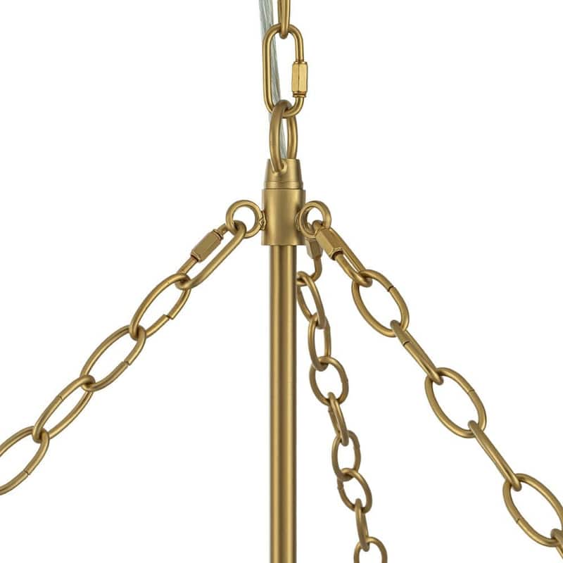 Brass 12-Light Swirled Glass Ball Grape Loft Bubble Chandelier