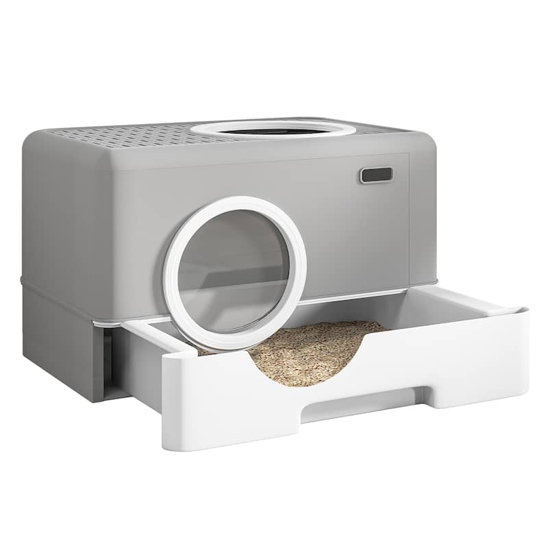Cat Litter Box Enclosed Cat Toilet