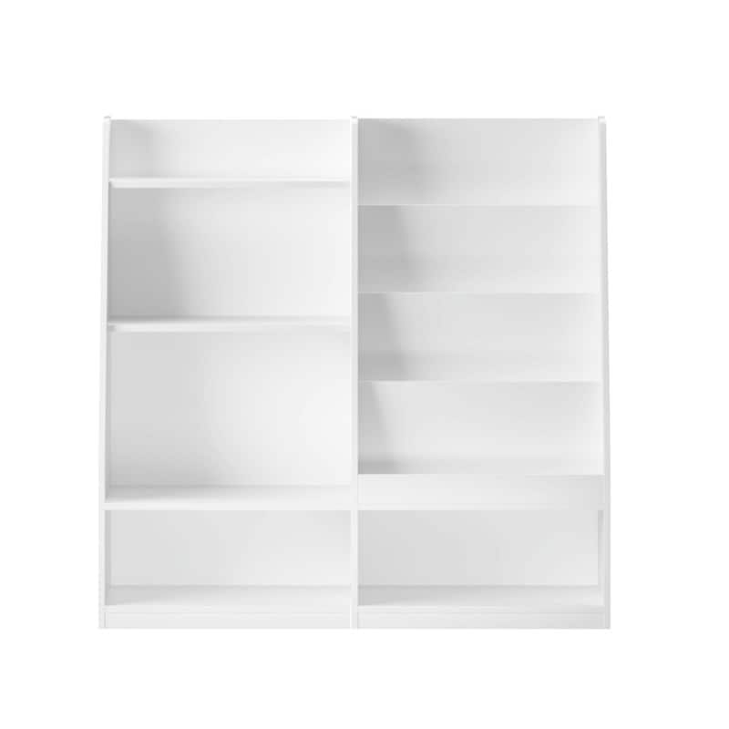 Kids Wooden Bookshelf and Toy Storage Organizer with 4-Tier Shelves