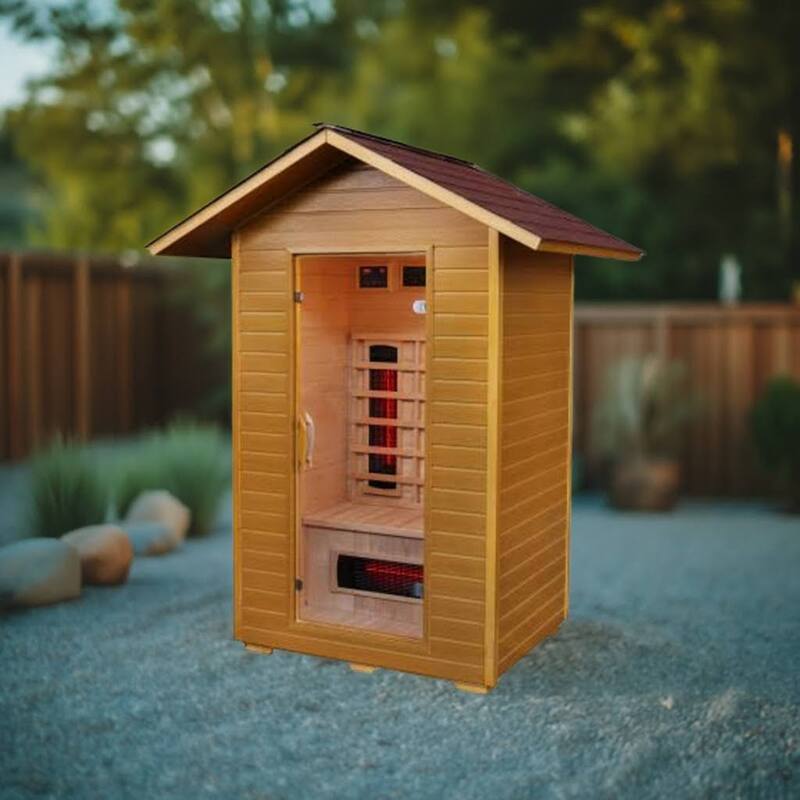 SunRay Burlington 2-Person Outdoor Infrared Sauna
