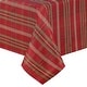 preview thumbnail 5 of 4, Elrene Shimmering Plaid Holiday Christmas Tablecloth