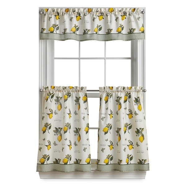 Lemon kitchen curtains deals