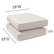 preview thumbnail 4 of 67, Haven Way Universal Outdoor Ottoman Cushion (Set of 2)