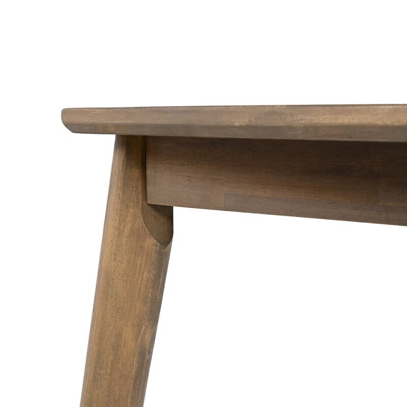 Acacia Wood Dining Table 8-Person Outdoor Table,Farmhouse Furniture,Light Brown 180 Lbs Weight Capacity 70.75"L