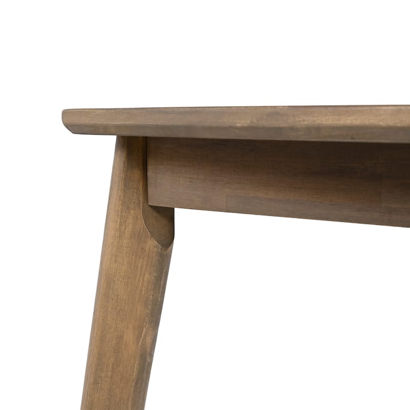 Acacia Wood Dining table 8-Person Outdoor table, Farmhouse Furniture, Light Brown 180 LBS Weight Capacity 70.75"L