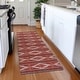 preview thumbnail 126 of 143, Premium Washable Super Soft Geo Diamonds Mayfield Rug Red - 2'3" x 7'6"