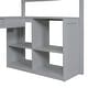 preview thumbnail 15 of 14, Twin size Loft Bed with Drawers, Cabinet, Shelves and Desk, Grey