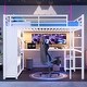 preview thumbnail 35 of 42, Loft Bed with Built-in Wardrobe, Desk, and Storage Shelves, Space-Saving Design