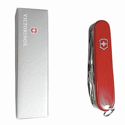 Multifunctions Lightweight Explorer Swiss Army Pocket Knife, Red