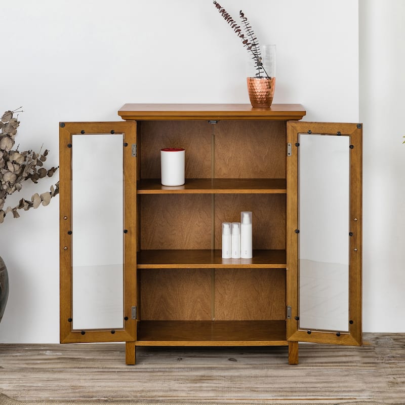 Teamson Home Avery Freestanding Two-Door Floor Cabinet
