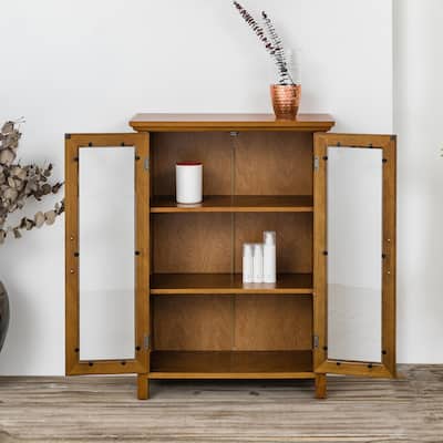 Teamson Home Avery Freestanding Two-Door Floor Cabinet