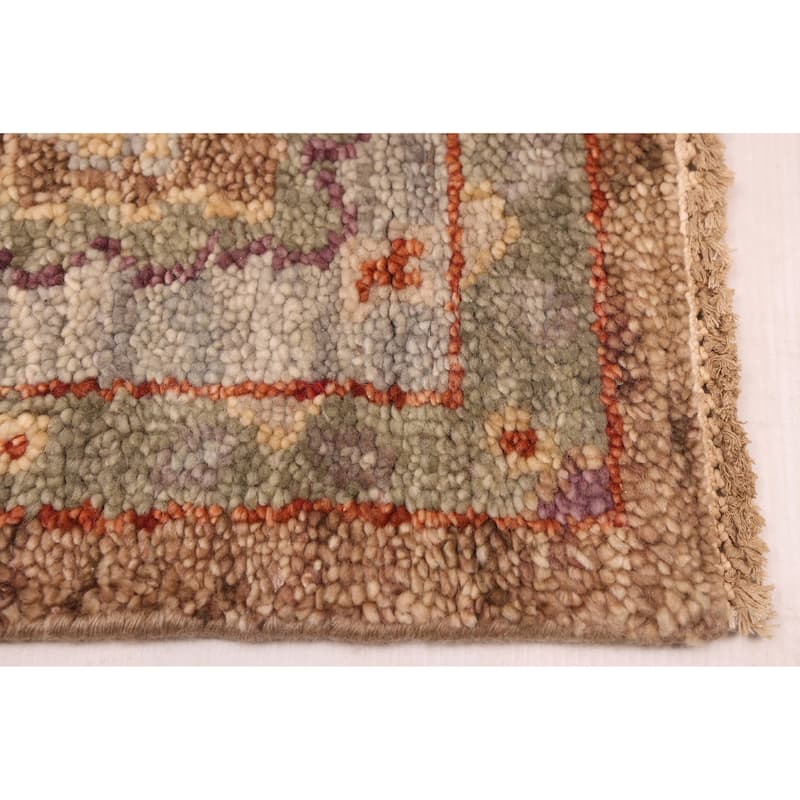 ECARPETGALLERY Hand-knotted Jules Serapi Brown Wool Rug - 7'10 x 9'9