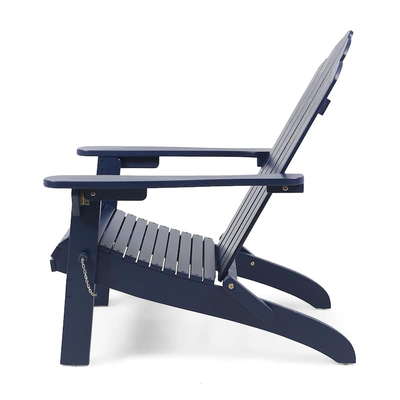Hollywood Foldable Acacia Adirondack Chair by Christopher Knight Home