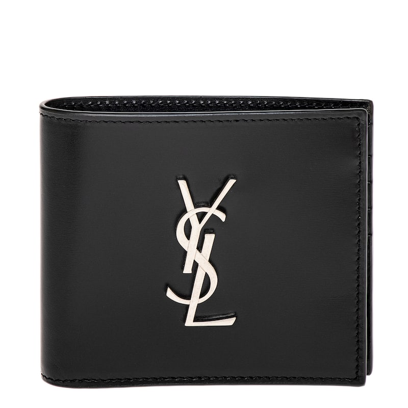 Saint Laurent Men's Cassandre East/West Bifold Wallet