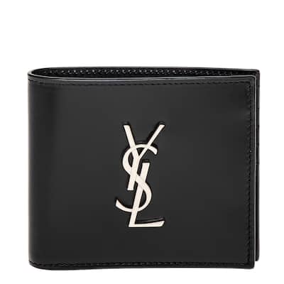 Saint Laurent Men's Cassandre East/West Bifold Wallet