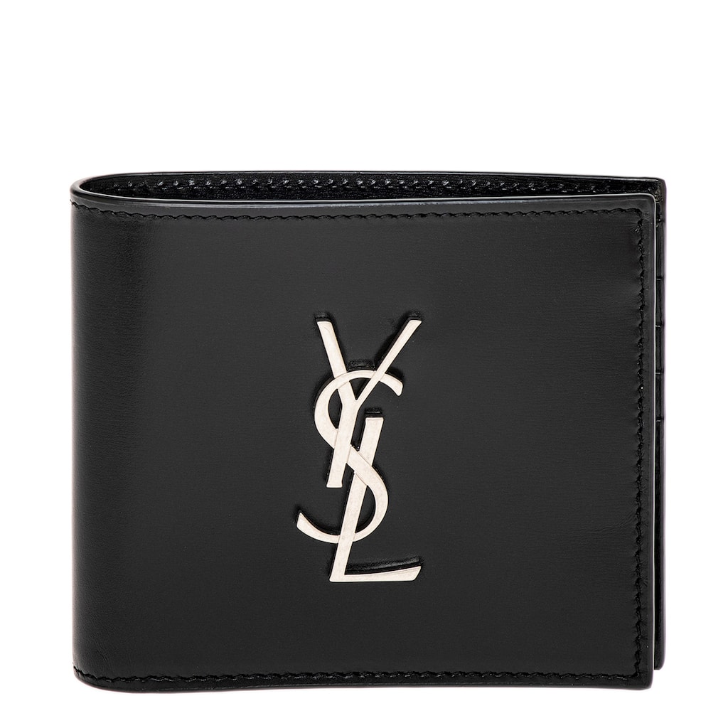 Saint Laurent Men's Cassandre East/West Bifold Wallet