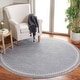 preview thumbnail 19 of 29, SAFAVIEH Continental Marlisa Modern Rug 6'7" Round - Grey/Beige - Round