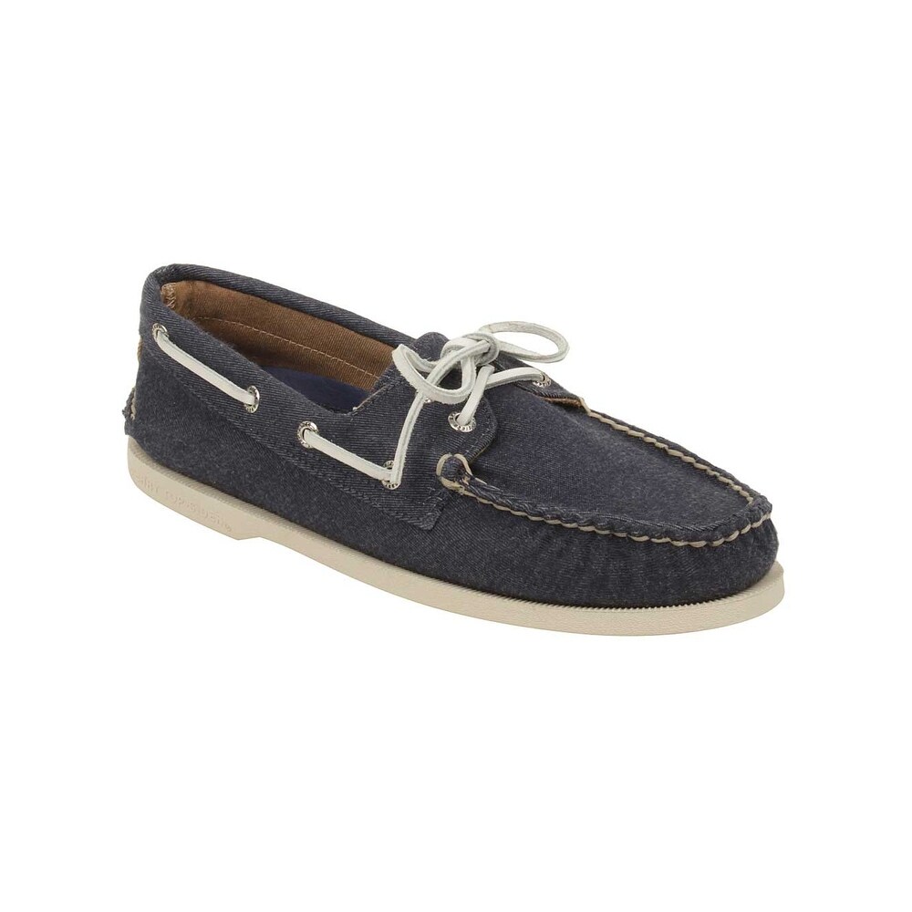 mens extra wide canvas boat shoes