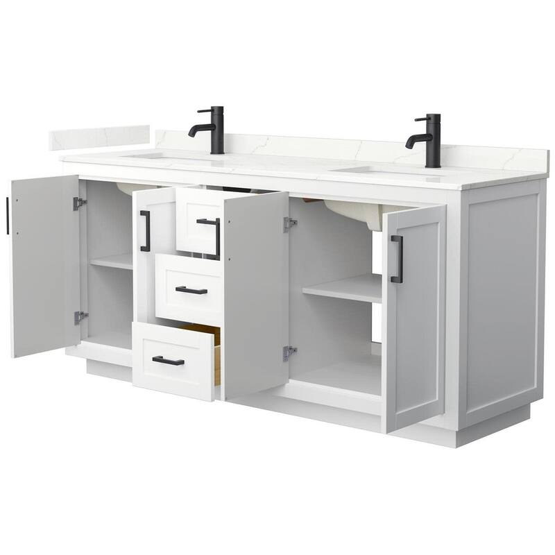 Wyndham Collection WCF292972D-QTZ-UNSMXX Miranda 72" Free Standing
