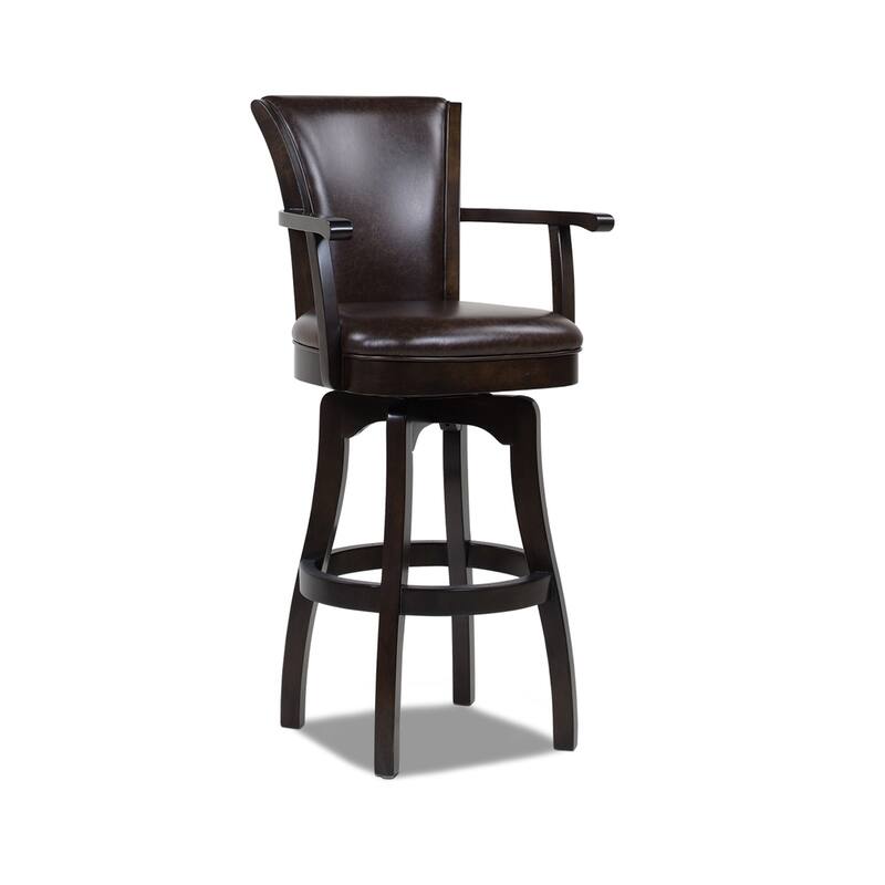 Swivel Bar Stool with Armrests