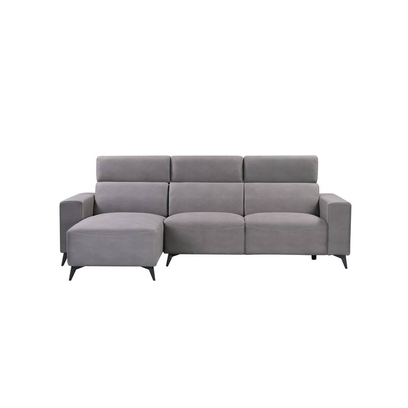 Pasargad Home Modern Bari Sectional Sofa with Push Back Functional