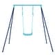 preview thumbnail 18 of 16, Gymax Toddler Swing Heavy Duty Metal Swing Set w/ A Frame Adjustable