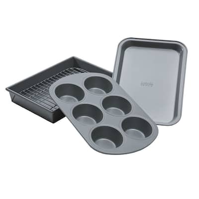 Chicago Metallic Professional 4-Piece Non-Stick Toaster Oven Set - 4-pc
