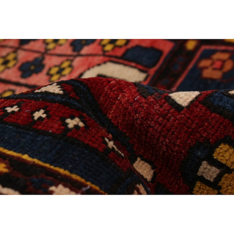 ECARPETGALLERY Hand-knotted Kayseri Vintage Red Wool Rug - 4'11 x 10'1