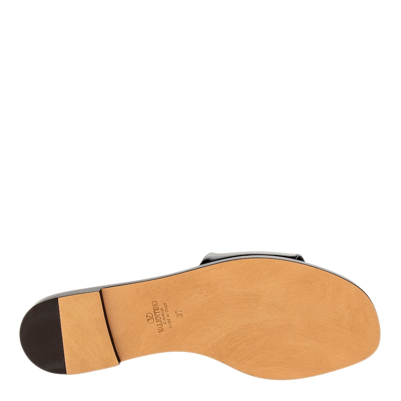 Vlogo Signature Patent Leather Sandals
