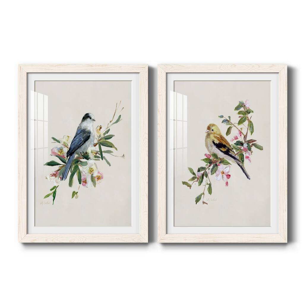 Spring Song Gray Jay-Premium Framed Print - Ready to Hang