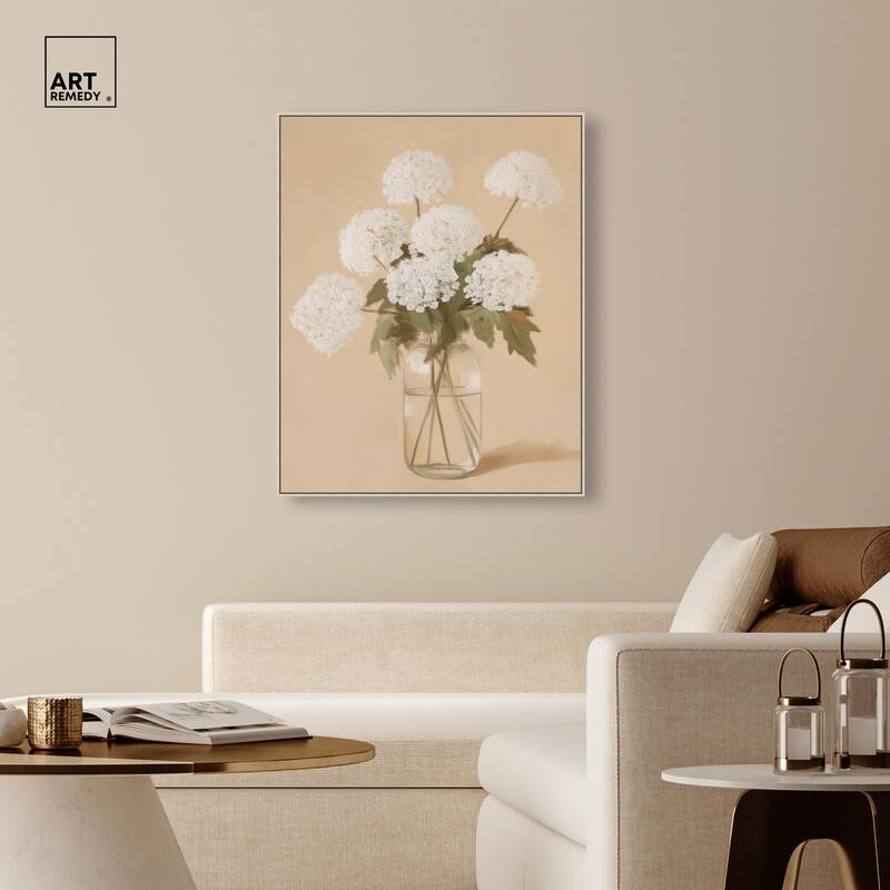 Lace in a Vase II Canvas by Art Remedy