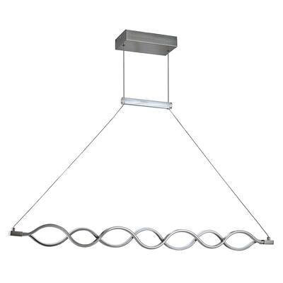 4 Light LED Array Pendant, Vertical Curved design - Chrome - Bed Bath ...