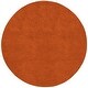 preview thumbnail 60 of 218, Handmade Jefferson Felted Wool Plush Area Rug 10' Round/Surplus - Rust - Runner/Round