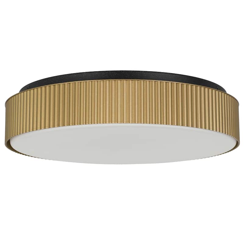 13 Inch LED Flush Mount Light Etched Glass Shade 35W 1600 Lumens