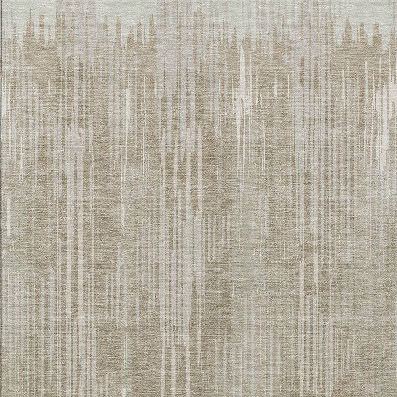 HomeRoots Striped Transitional Rectangle Outdoor Rug