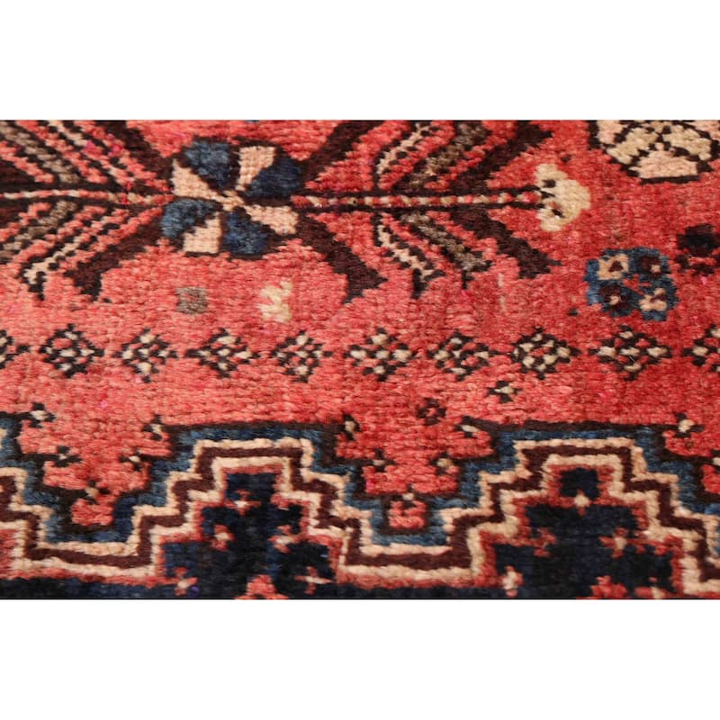 ECARPETGALLERY Hand-knotted Melis Vintage Light Red Wool Rug - 4'11 x 7'4
