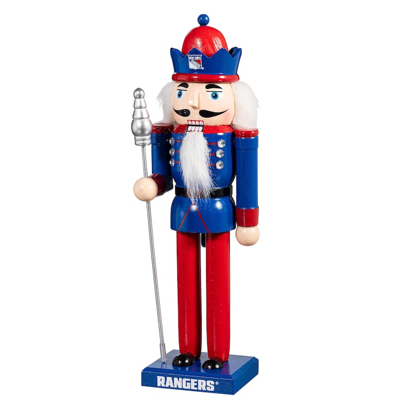Nutcracker Statue, New York Rangers - 4.53''W x 4.53''H x 13.58