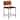 Progressive Sawyer Brown Wood/Metal Counter Stool