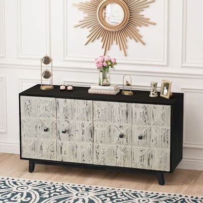 59.84" 4 Doors Vintage Sideboard