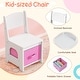 preview thumbnail 20 of 20, Costway Kids Vanity with Lights with 5 Drawers & 2 Compartments, - See Details