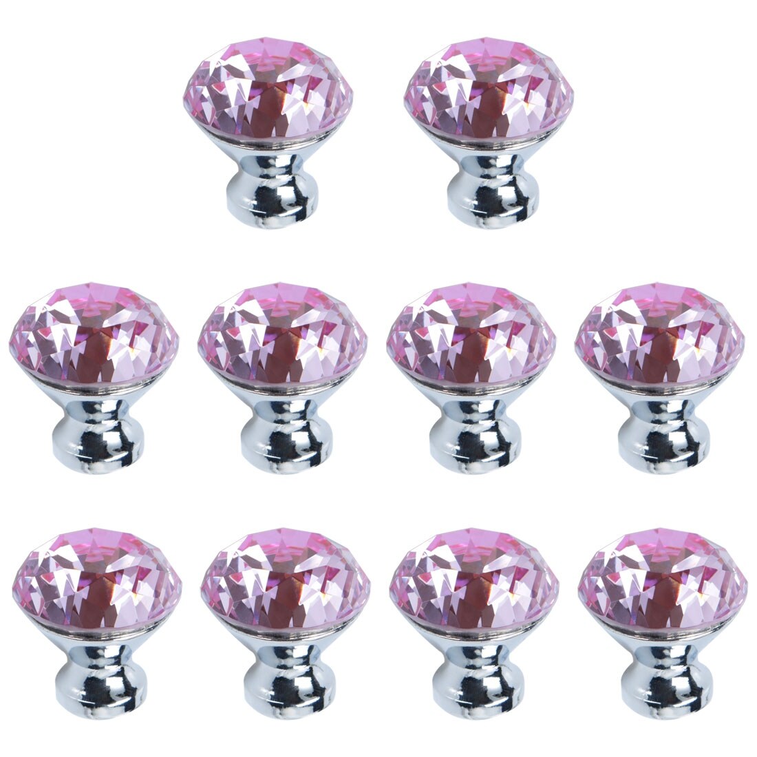Shop Crystal Knobs Wardrobe Dresser Knobs Pull Handle For Home