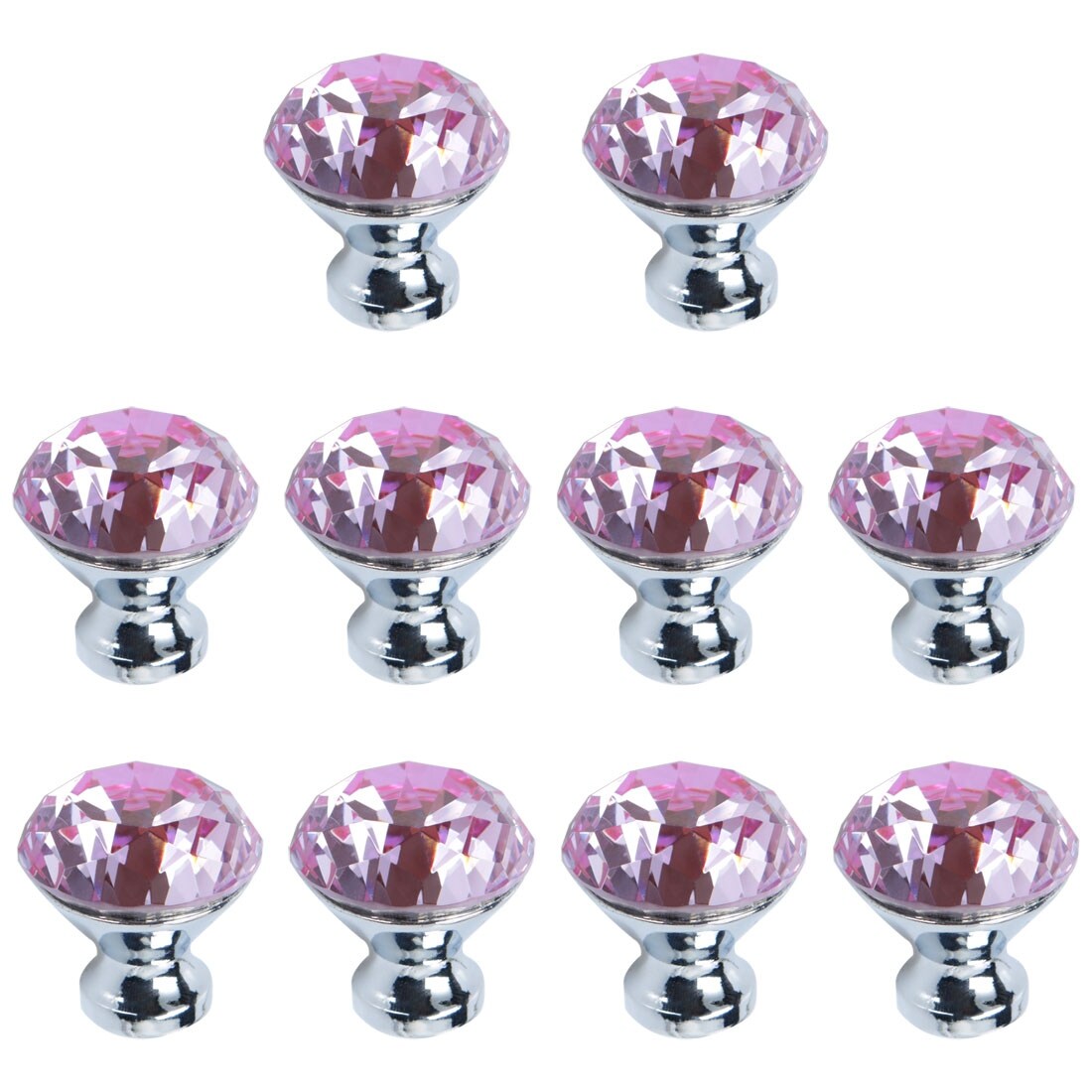 Shop Crystal Knobs Wardrobe Dresser Knobs Pull Handle For Home