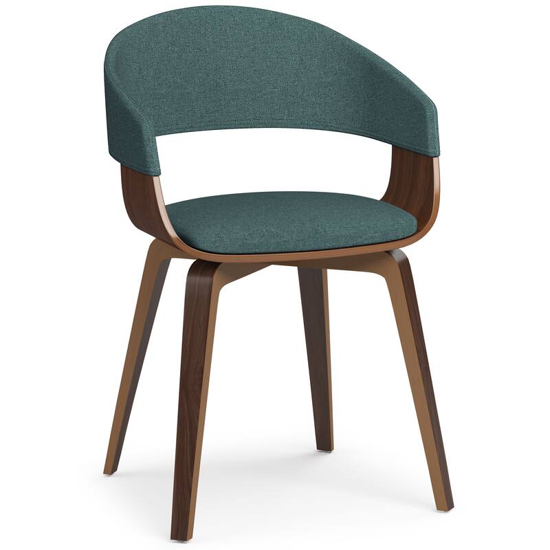 WYNDENHALL Calinda Mid Century Modern Bentwood Single Dining Chair - 20.5"w x 21.7"d x 30.9"h