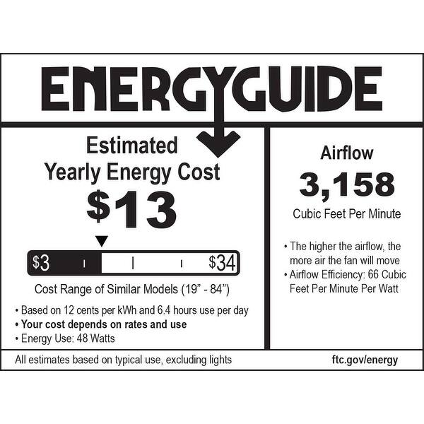 Minkaaire F598 Airus 54 5 Blade Up Down Light Indoor Ceiling Fan With Wall Control Included