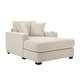 preview thumbnail 29 of 58, Modern Style Chaise Lounger Sofa Couch ,with Pillows, Charge Station & Cup Holders