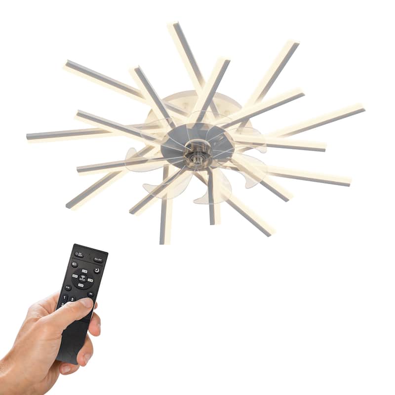 Ceiling Fan with Lights Remote Control Dimmable LED