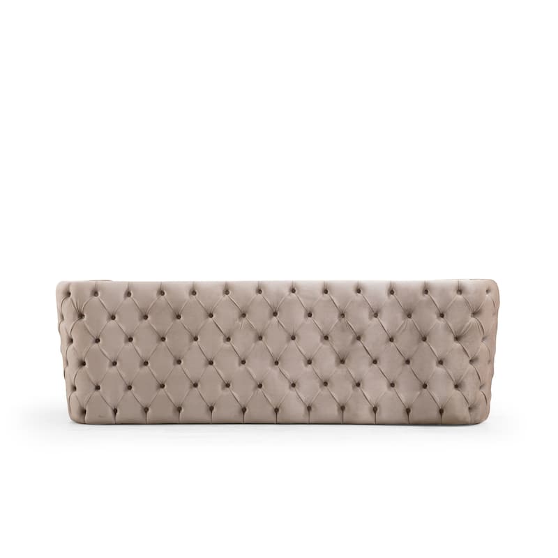 Velvet Living Room Sofa Set ( Set of 3 )