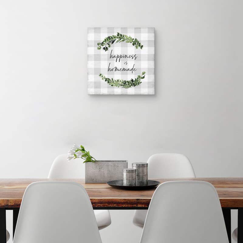 Happiness is Homemade by Natalie Carpentieri Canvas Art Print